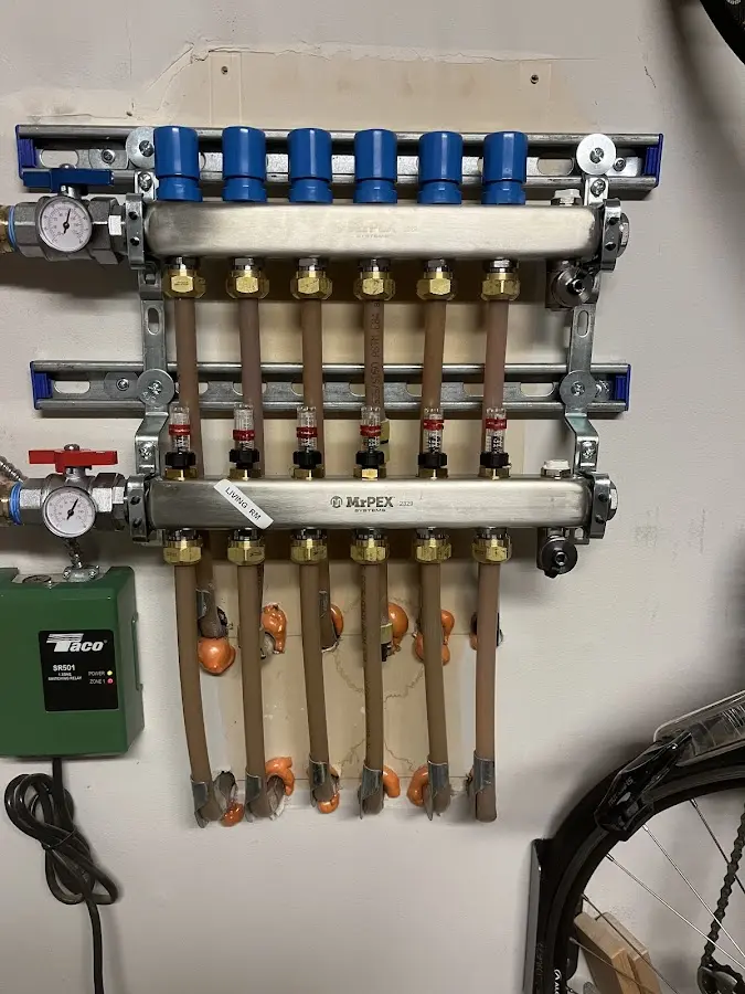 Plumber performing Gas Leak Detection at a residential property in Mount Pleasant